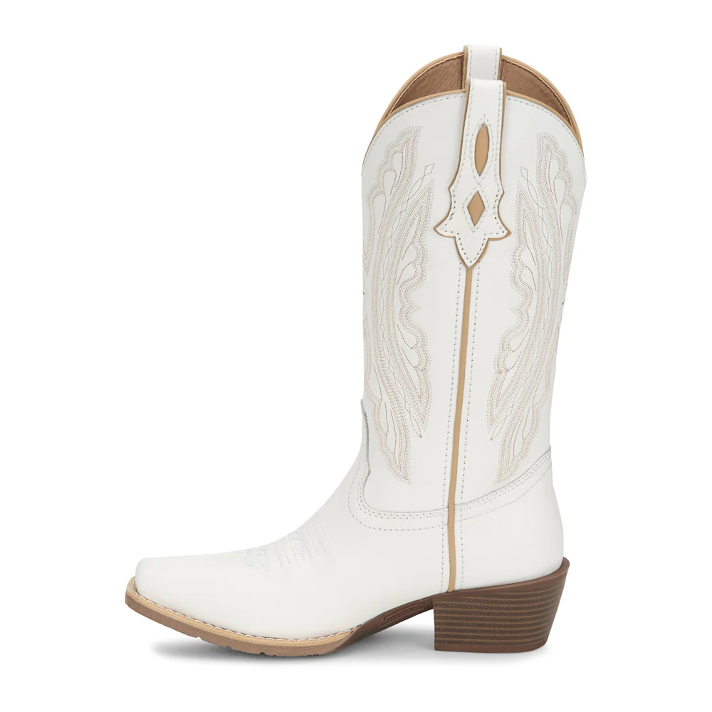 Rae Midnight Embroidered Square Toe Pull On Cowboy Boots - Image 3