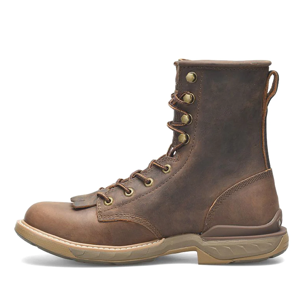 Raid 8 Inch Lace Up Oil Resistant Soft Toe Work Boots - Image 3