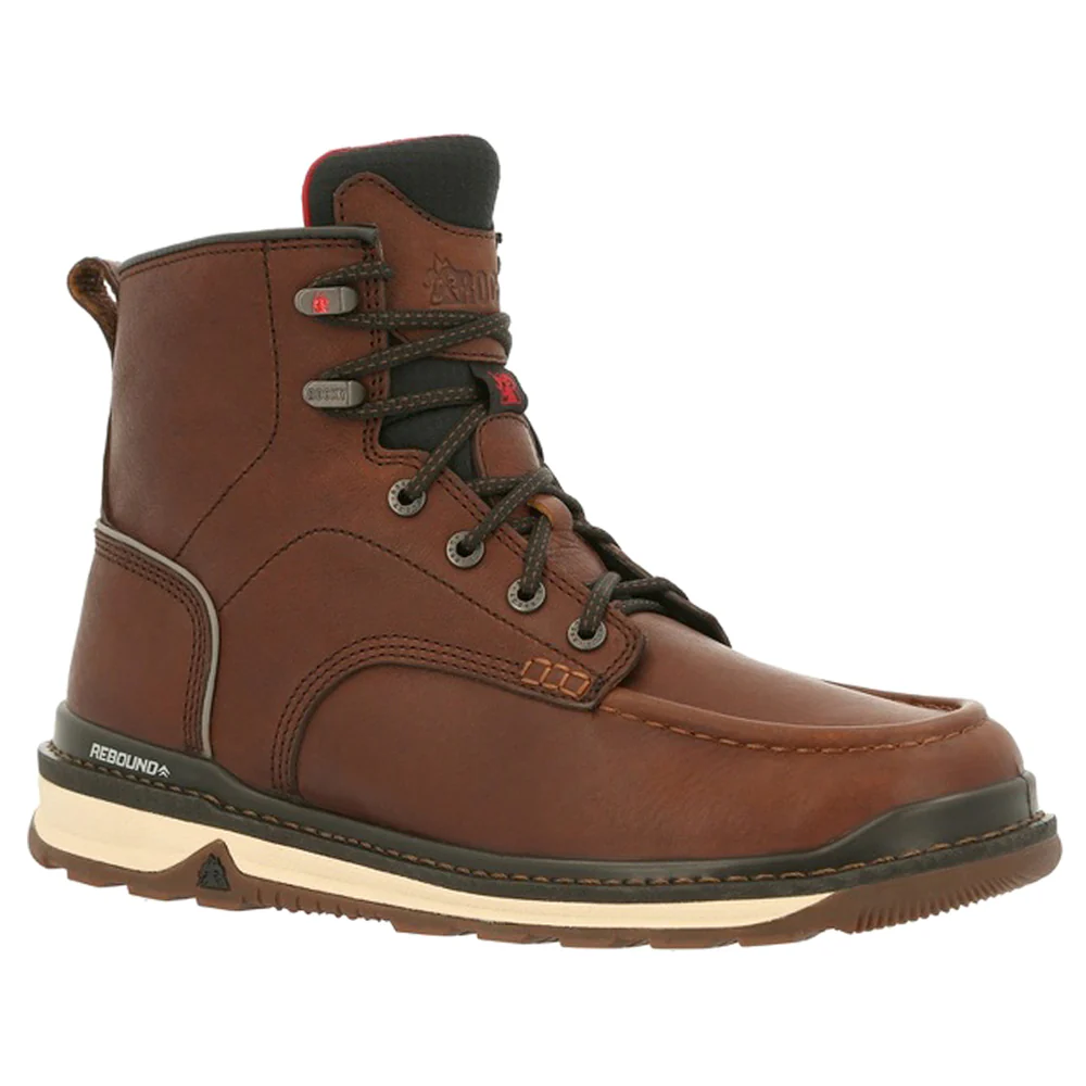 Rams Horn Unlined Work Wedge Boots - Image 2