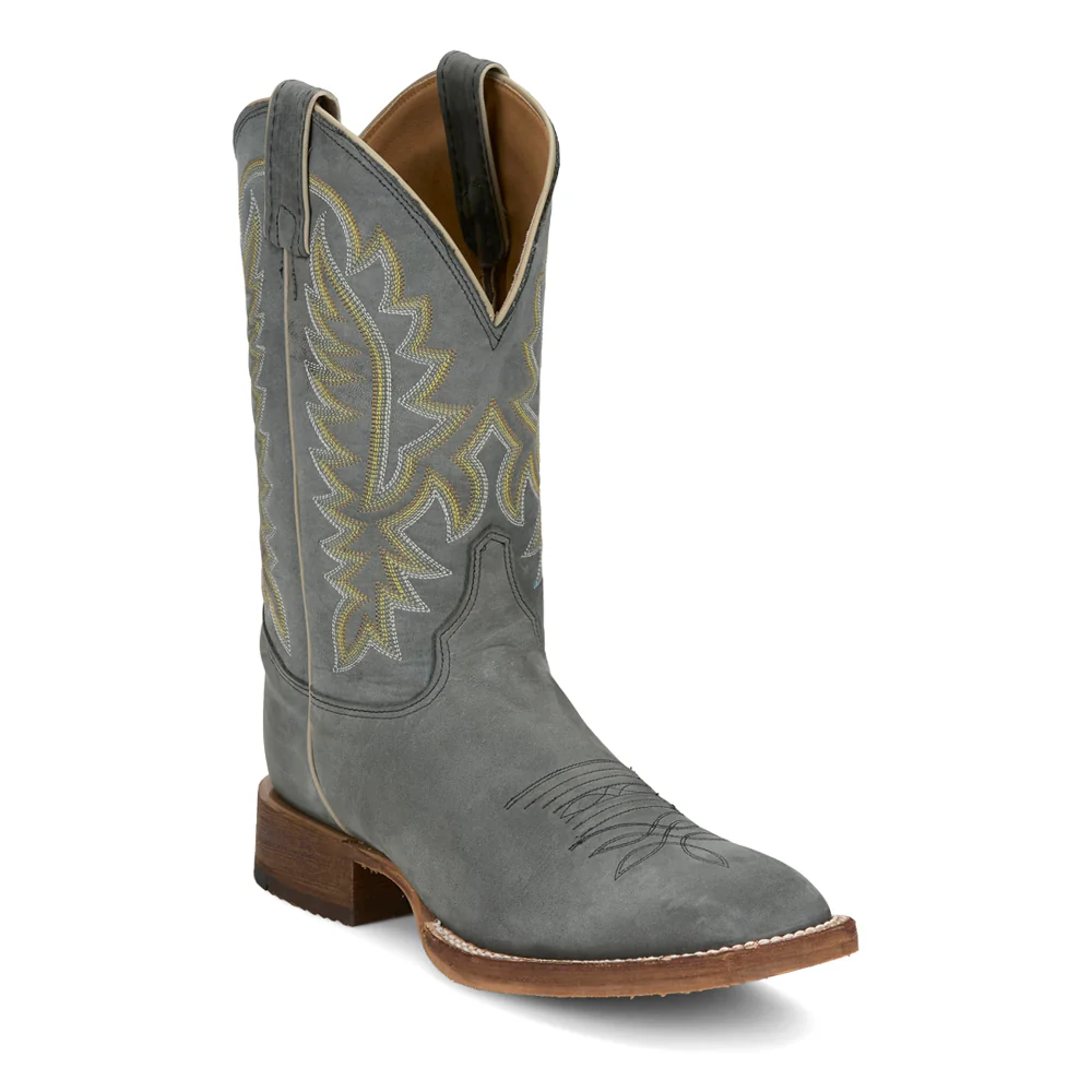 Rancho Square Toe Pull On Cowboy Boots - Image 2