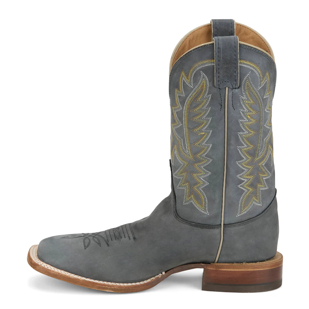 Rancho Square Toe Pull On Cowboy Boots - Image 3