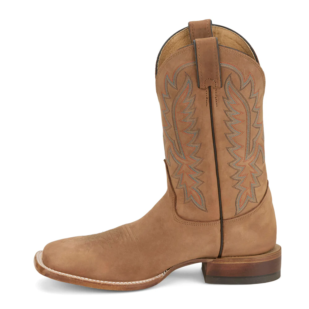 Rancho Square Toe Pull On Cowboy Boots - Image 3