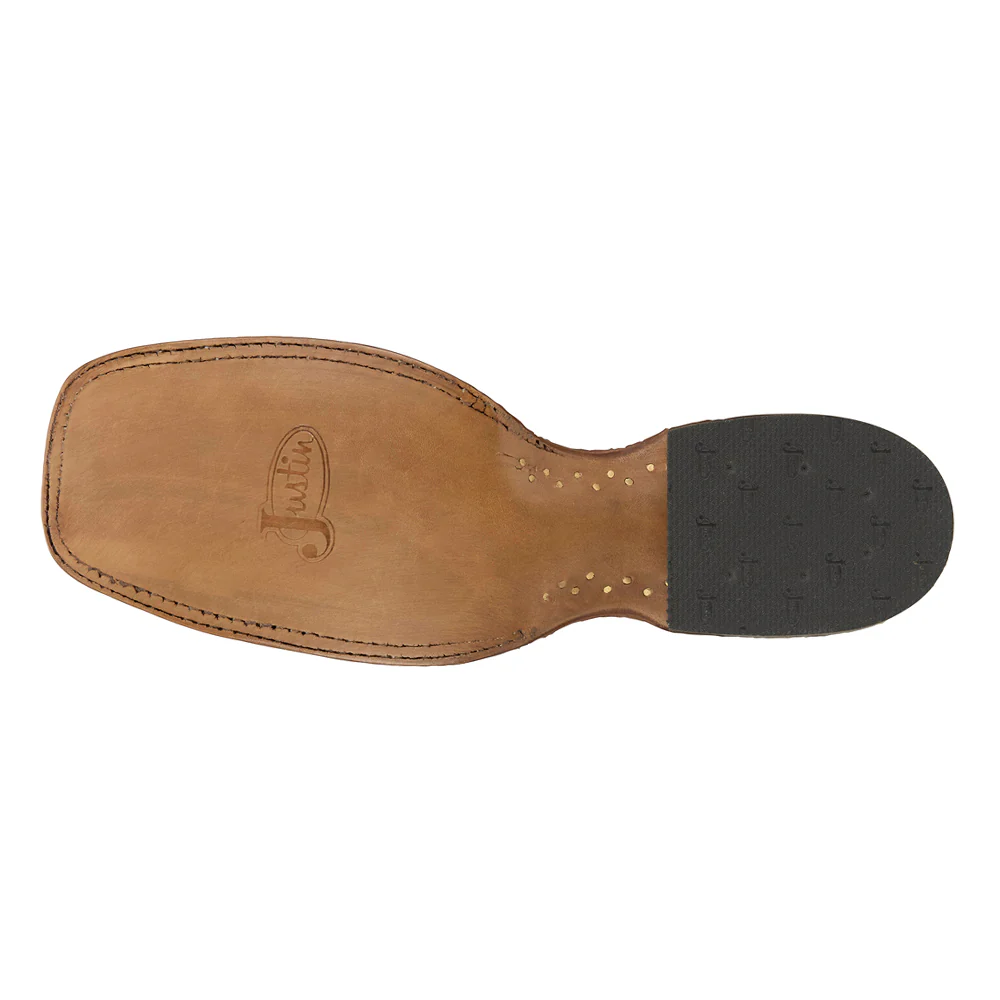 Rancho Square Toe Pull On Cowboy Boots - Image 5