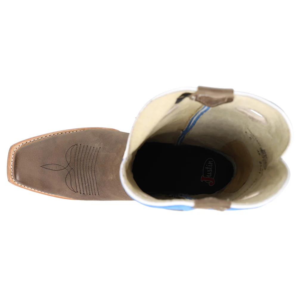 Ranker Square Toe Pull On Cowboy Boots - Image 4