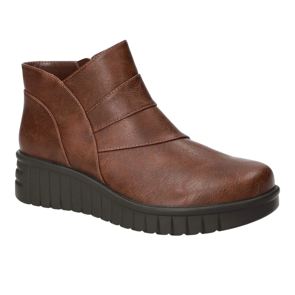 Rayleen Platform Ankle Round Toe Zippered Booties - Image 2