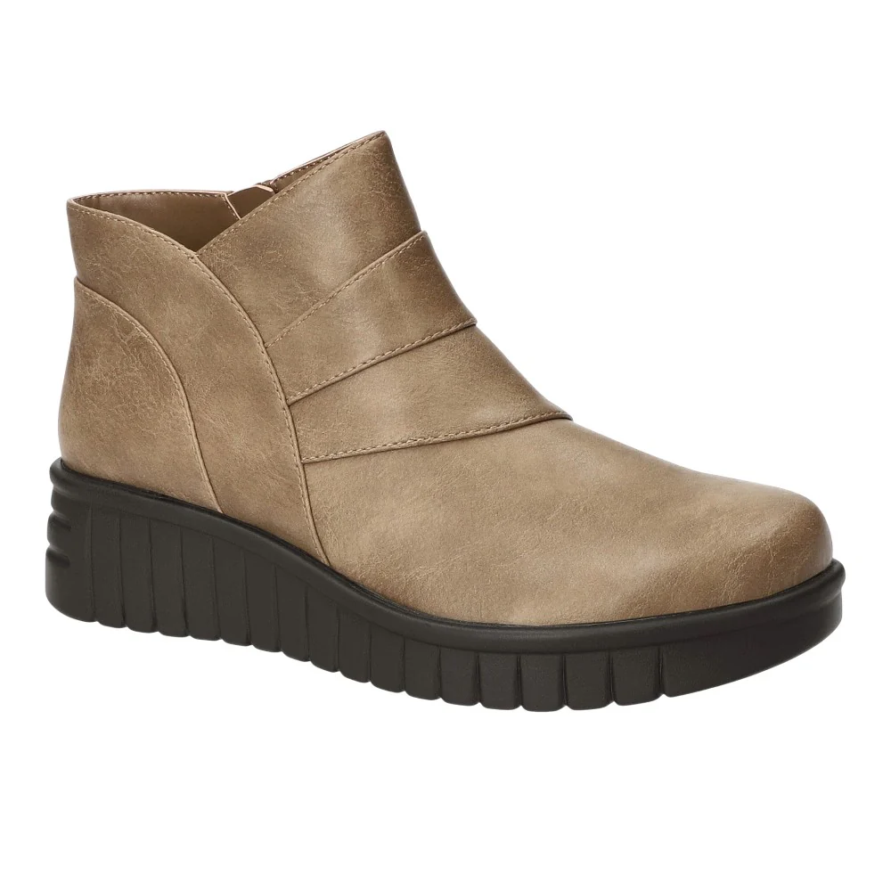 Rayleen Platform Ankle Round Toe Zippered Booties - Image 2