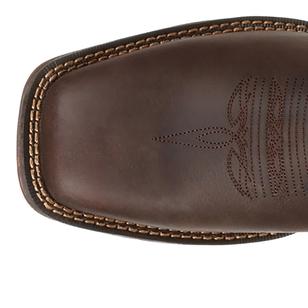 Rebel Pull On Square Toe Cowboy Boots - Image 4