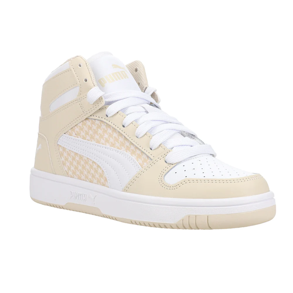 Rebound Layup Houndstooth High Top Sneakers - Image 2