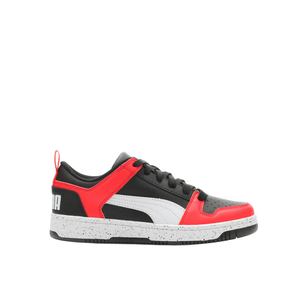 Rebound Layup Lo Speckle Lace Up Sneakers (Youth)