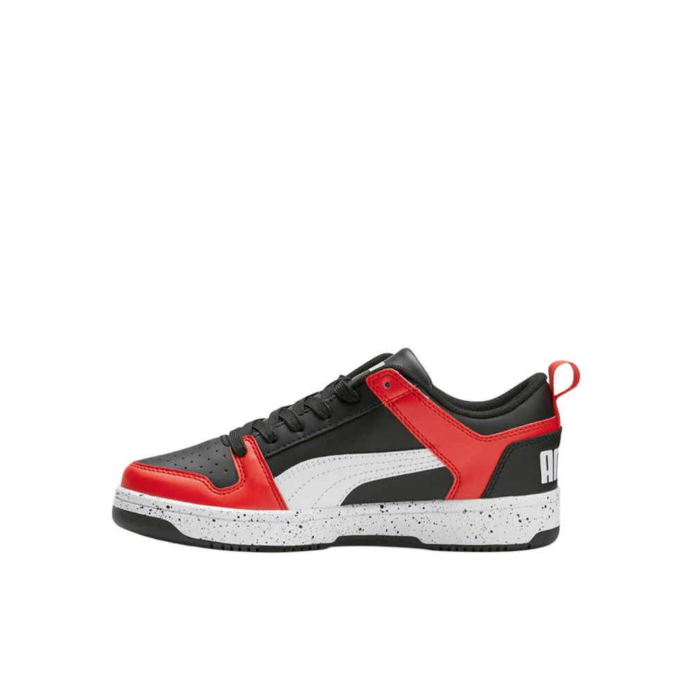 Rebound Layup Lo Speckle Lace Up Sneakers (Youth) - Image 3
