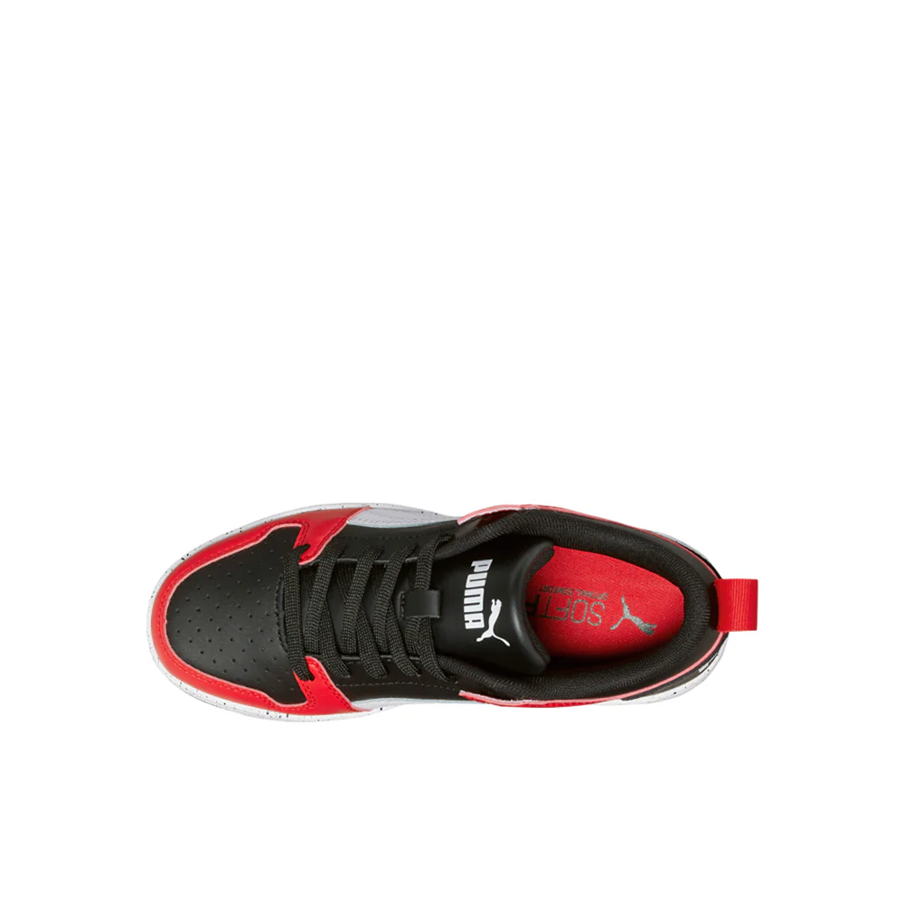 Rebound Layup Lo Speckle Lace Up Sneakers (Youth) - Image 4
