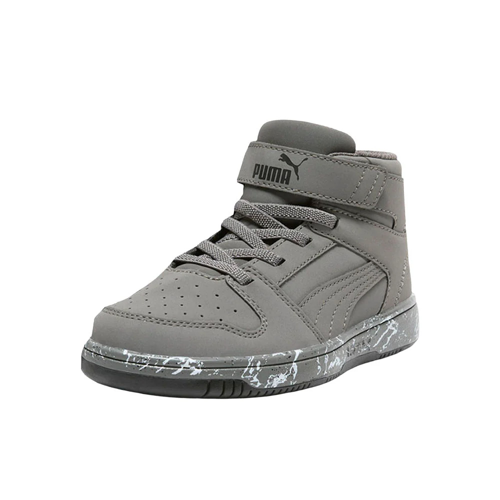 Rebound Layup Marble Lace Up Sneakers (Little Kid) - Image 2