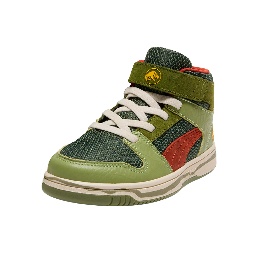 PUMA X JURASSIC WORLD Rebound High Top Sneakers (Little Kid) - Image 2