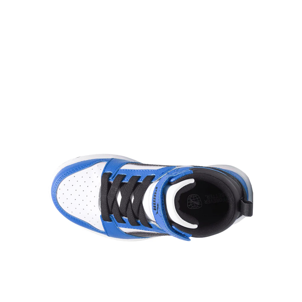 Rebound V6 Mid High Top Sneakers (Little Kid) - Image 4