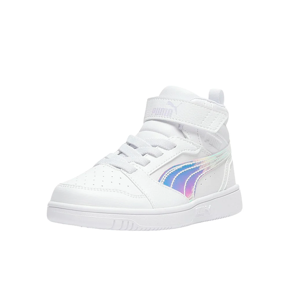 Rebound V6 Mid Shine Slip On Sneakers (Little Kid) - Image 2