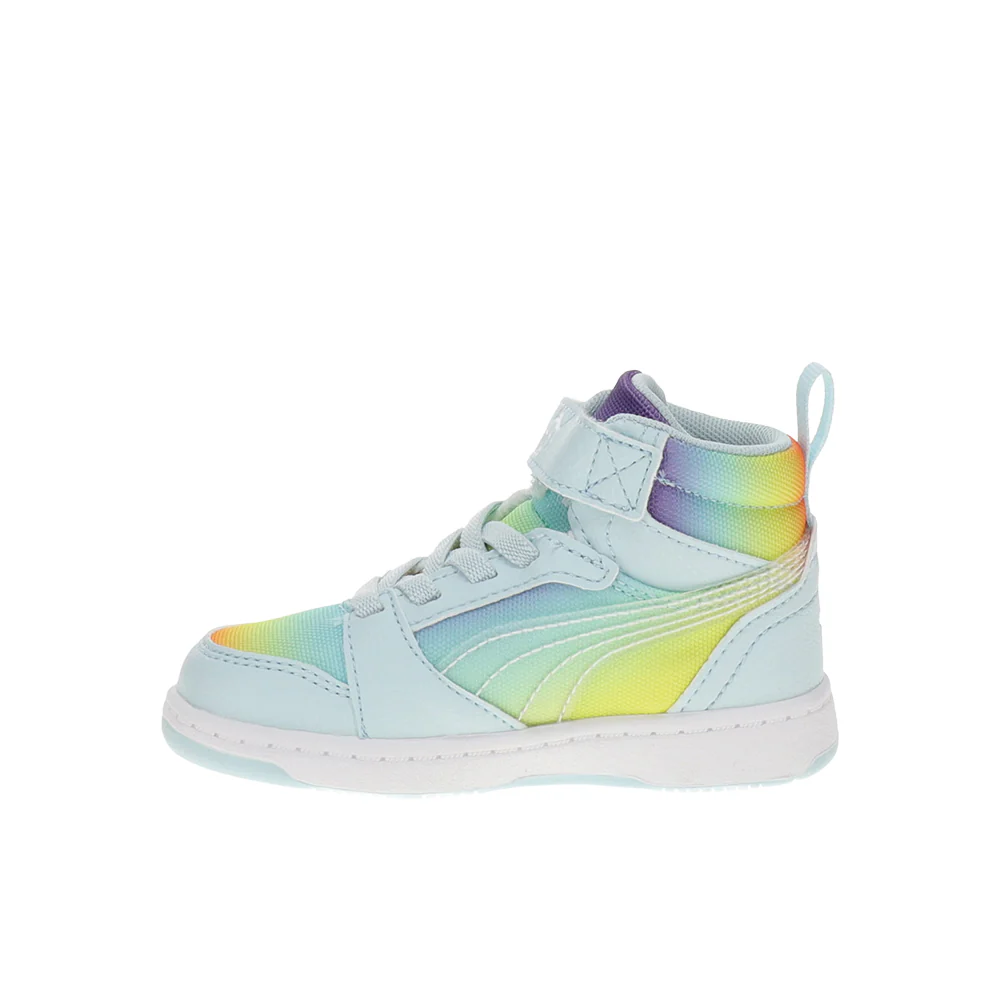 Rebound V6 Rainbow High Top Sneakers (Toddler) - Image 3