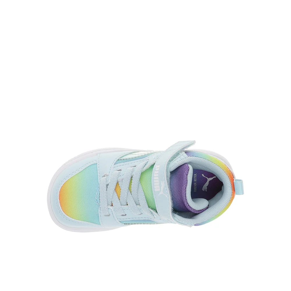 Rebound V6 Rainbow High Top Sneakers (Toddler) - Image 4