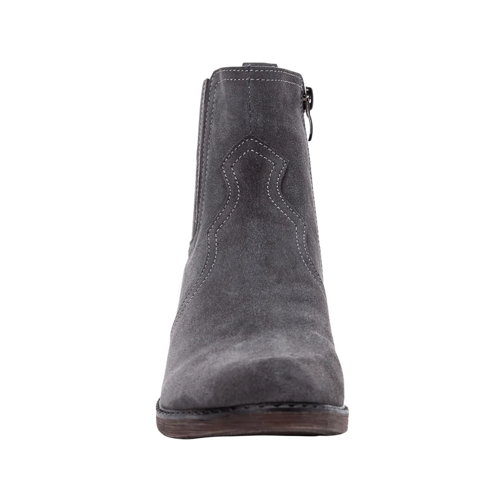 Reese Round Toe Cowboy Booties - Image 3