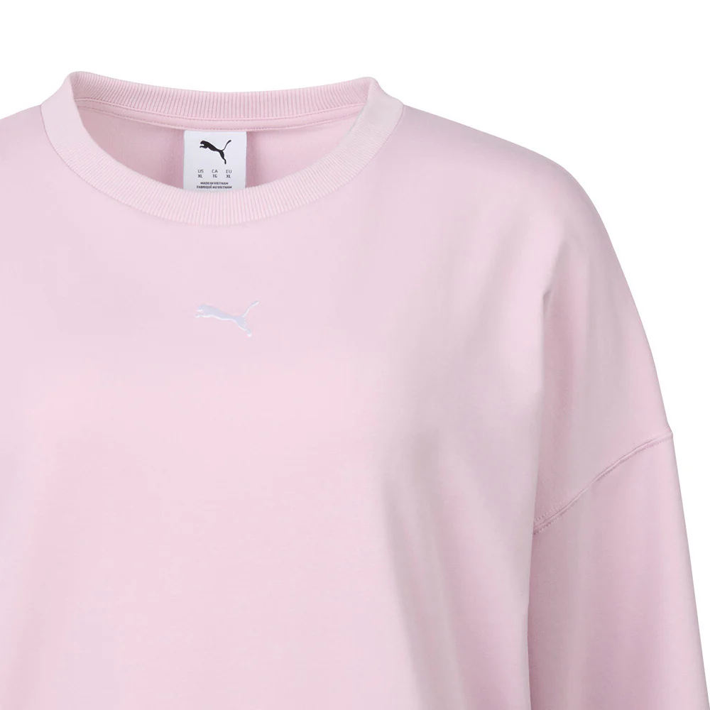 Relaxed Crew Neck Long Sleeve Sweatshirt - Image 3
