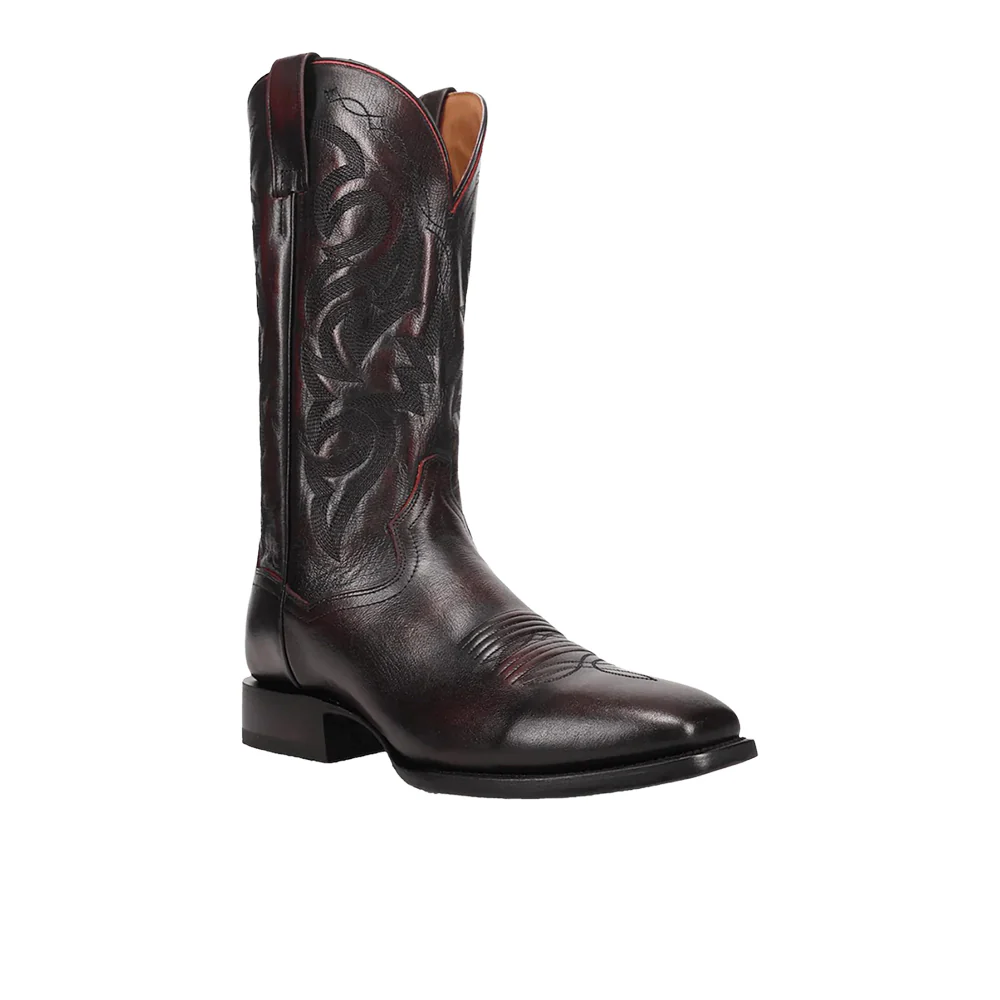 Remington Embroidered Pull On Square Toe Cowboy Boots - Image 2