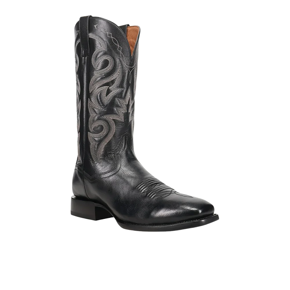 Remington Embroidered Pull On Square Toe Cowboy Boots - Image 2