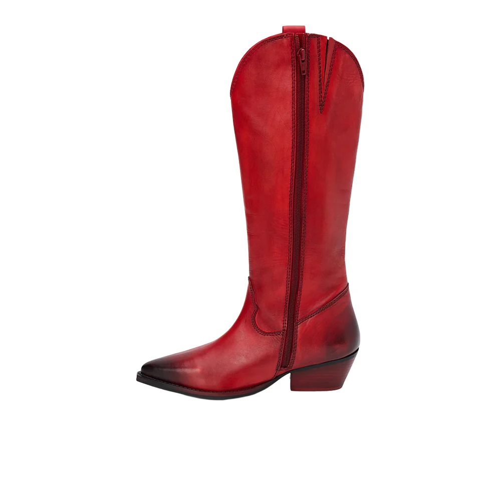 Remington Pointed Toe Zippered Boots - Image 3