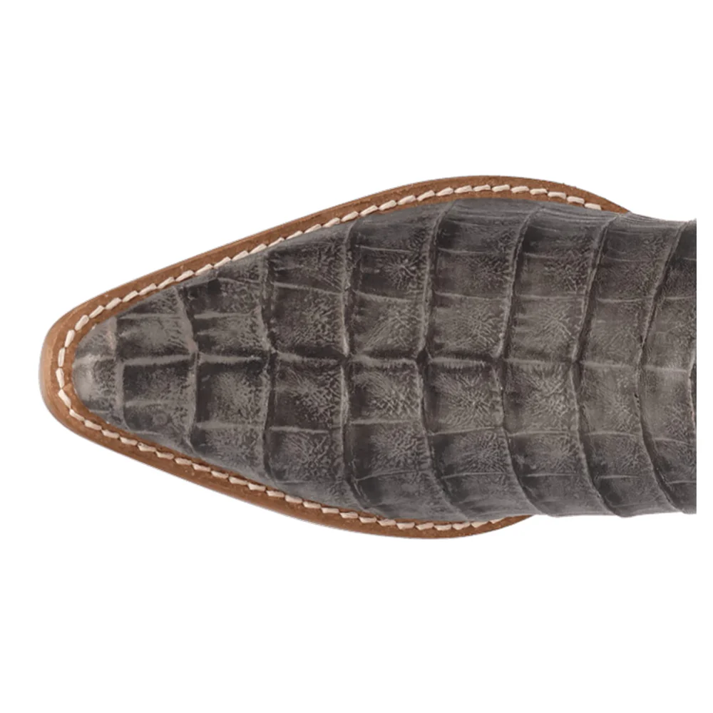 Ricki Croc Animal Print Snip Toe Zippered Cowboy Booties - Image 4
