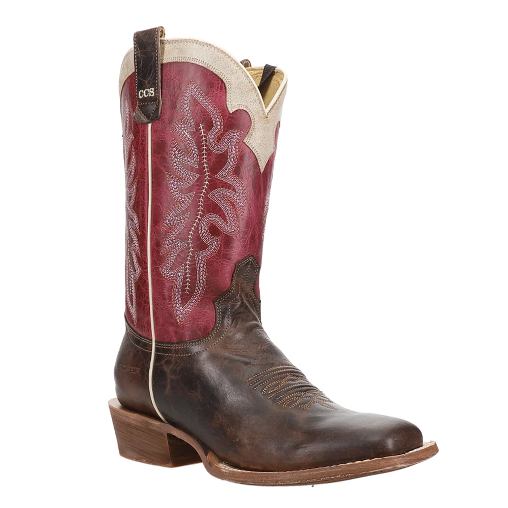 Ride Em Cowgirl CCS Embroidered Square Toe Cowboy Boots - Image 2
