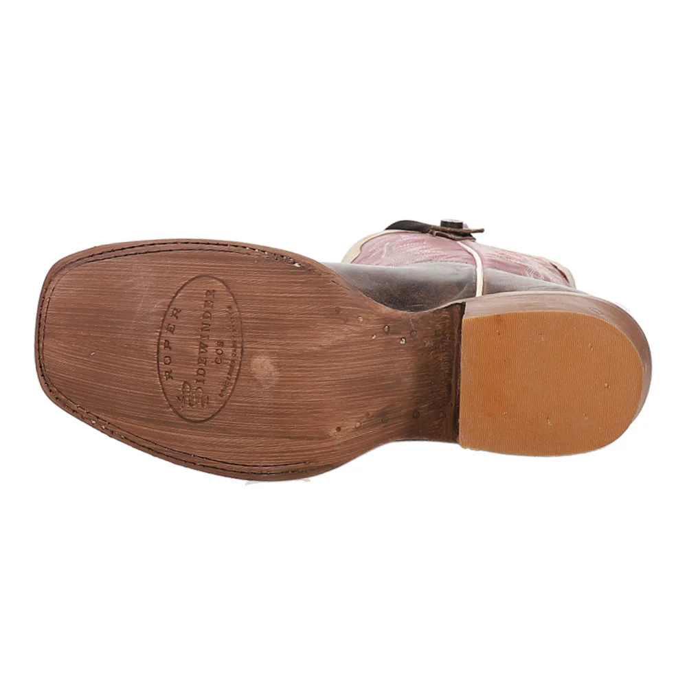 Ride Em Cowgirl CCS Embroidered Square Toe Cowboy Boots - Image 5
