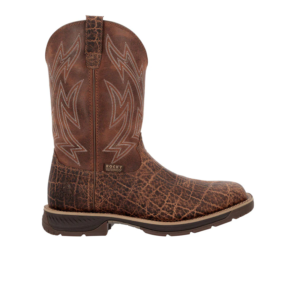 Ride LTE Embroidered Pull On Electrical Hazard Round Toe Work Boots