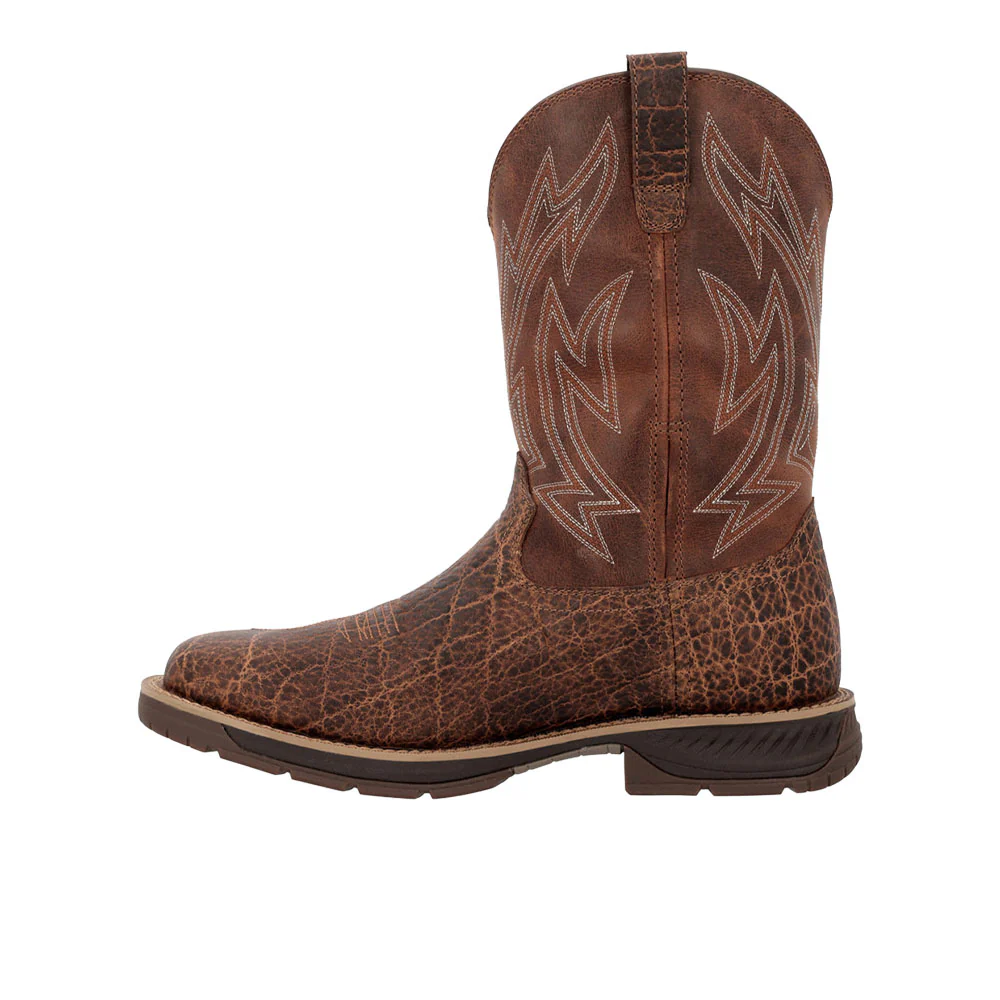 Ride LTE Embroidered Pull On Electrical Hazard Round Toe Work Boots - Image 3