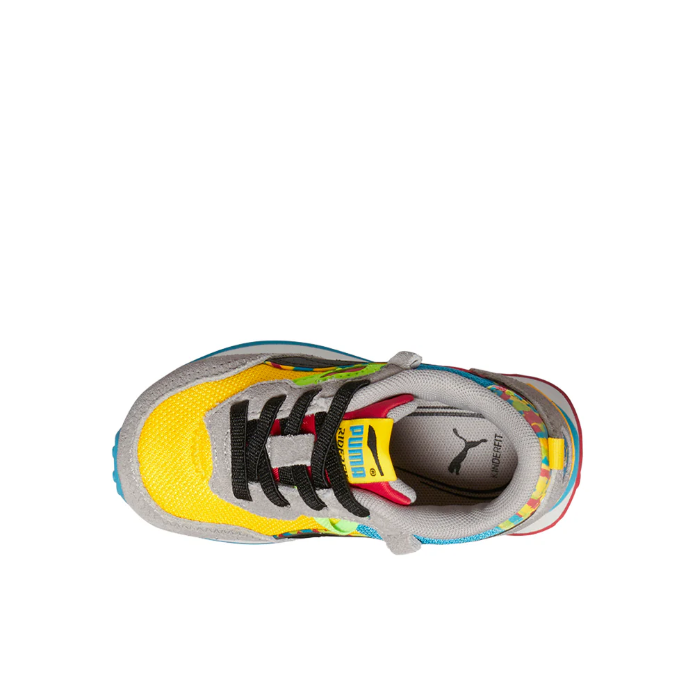 Rider Fv Charcoal & Paint AC Slip On Sneakers (Toddler) - Image 4