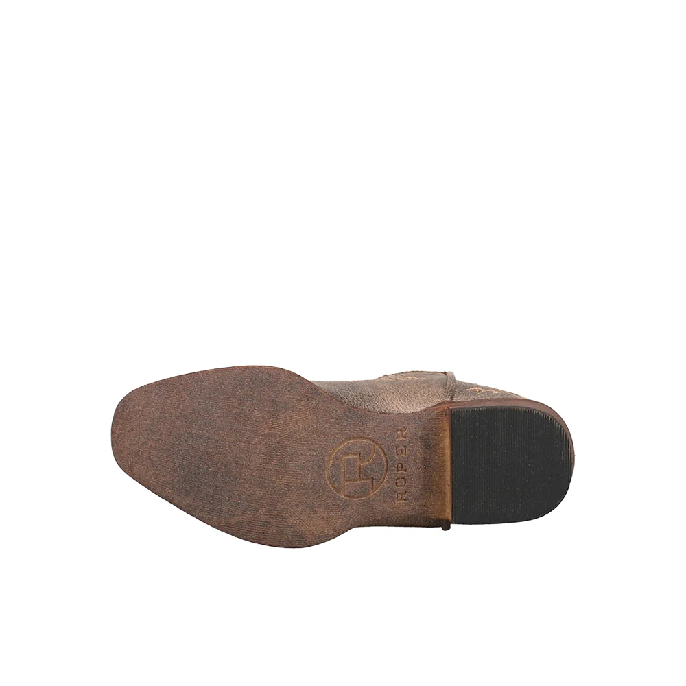 Riley Scroll Snip Toe Cowboy Boots (Little Kid) - Image 5