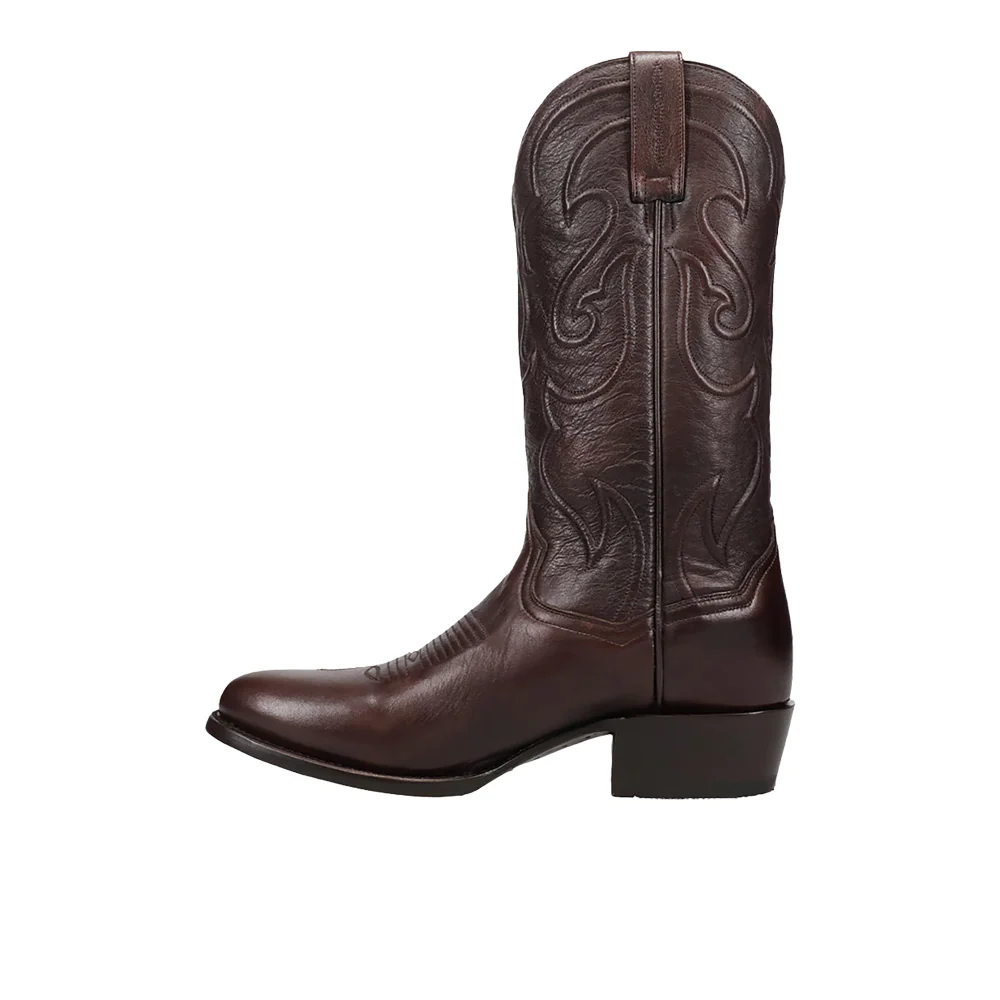 Rio Grande Round Toe Pull On Cowboy Boots - Image 3