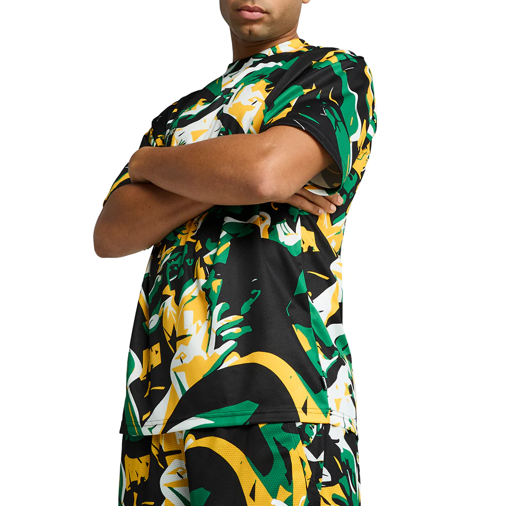 Rival Rage Relaxed Fit Graphic Basketball Crew Neck Short Sleeve T-Shirt - Image 3