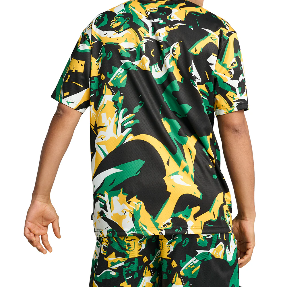 Rival Rage Relaxed Fit Graphic Basketball Crew Neck Short Sleeve T-Shirt - Image 4