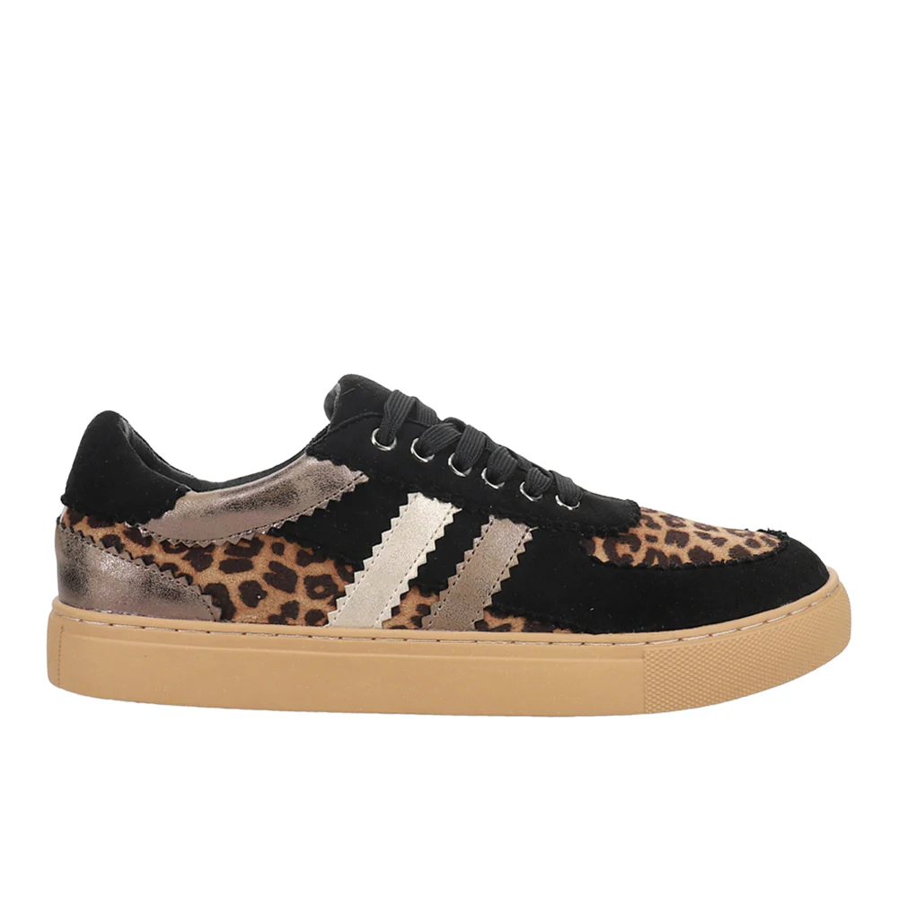 Rizz Leopard Lace Up Sneakers