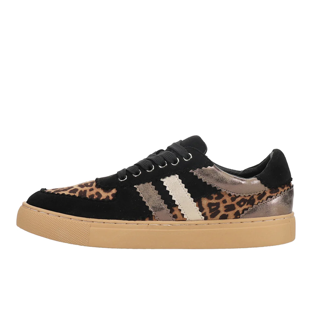 Rizz Leopard Lace Up Sneakers - Image 3