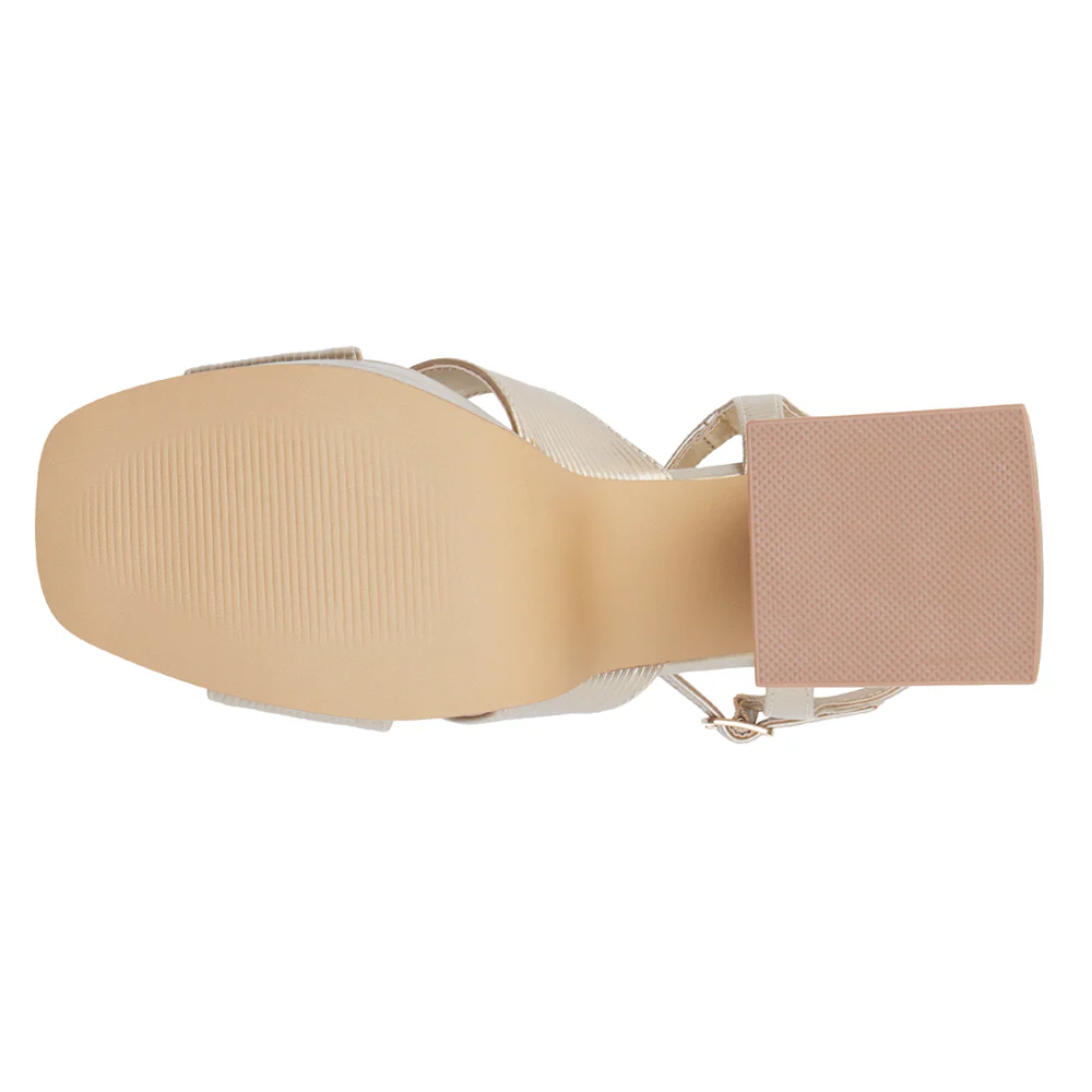 Robin Metallic Ankle Strap Platform Sandals - Image 5