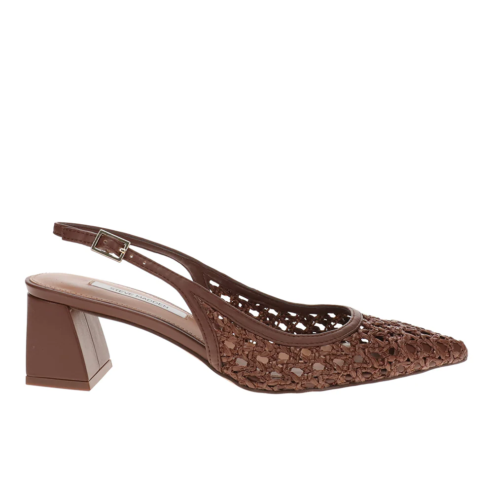 Robyn Flared Block Heel Slingback Pumps
