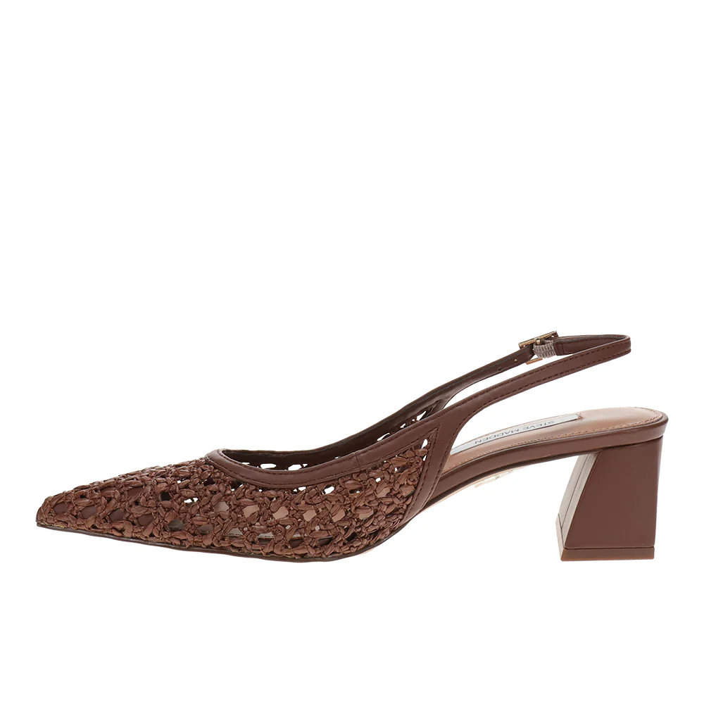 Robyn Flared Block Heel Slingback Pumps - Image 3