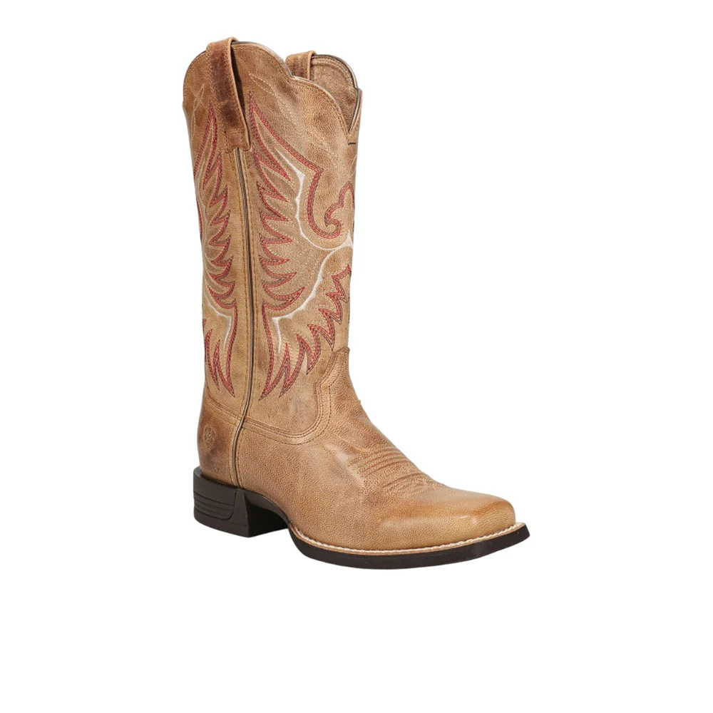 Rockdale Embroidered Square Toe Cowboy Boots - Image 2