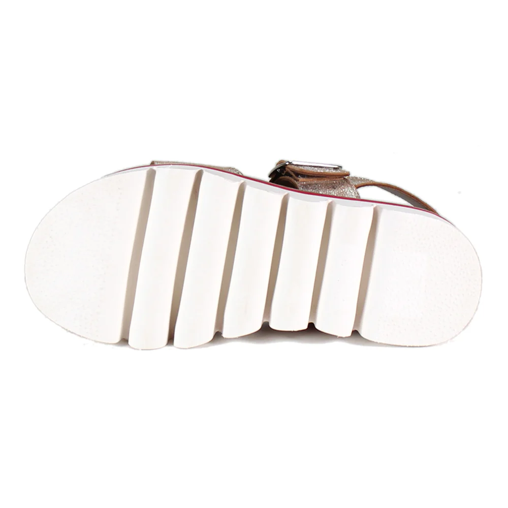 Roly Poly Metallic Platform Sandals - Image 5