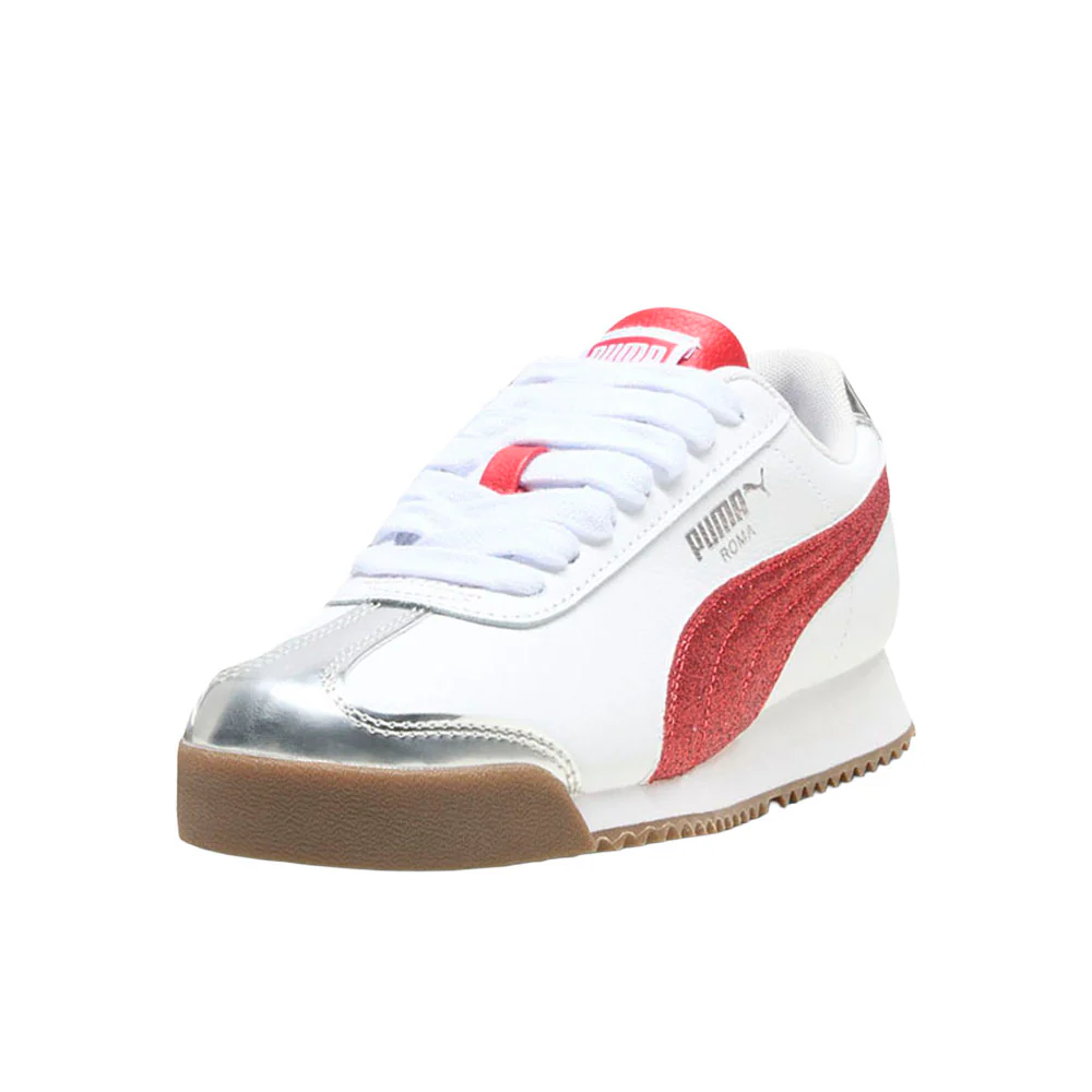 Roma 24 Holiday Glitz Lace Up Sneakers (Big Kid) - Image 2