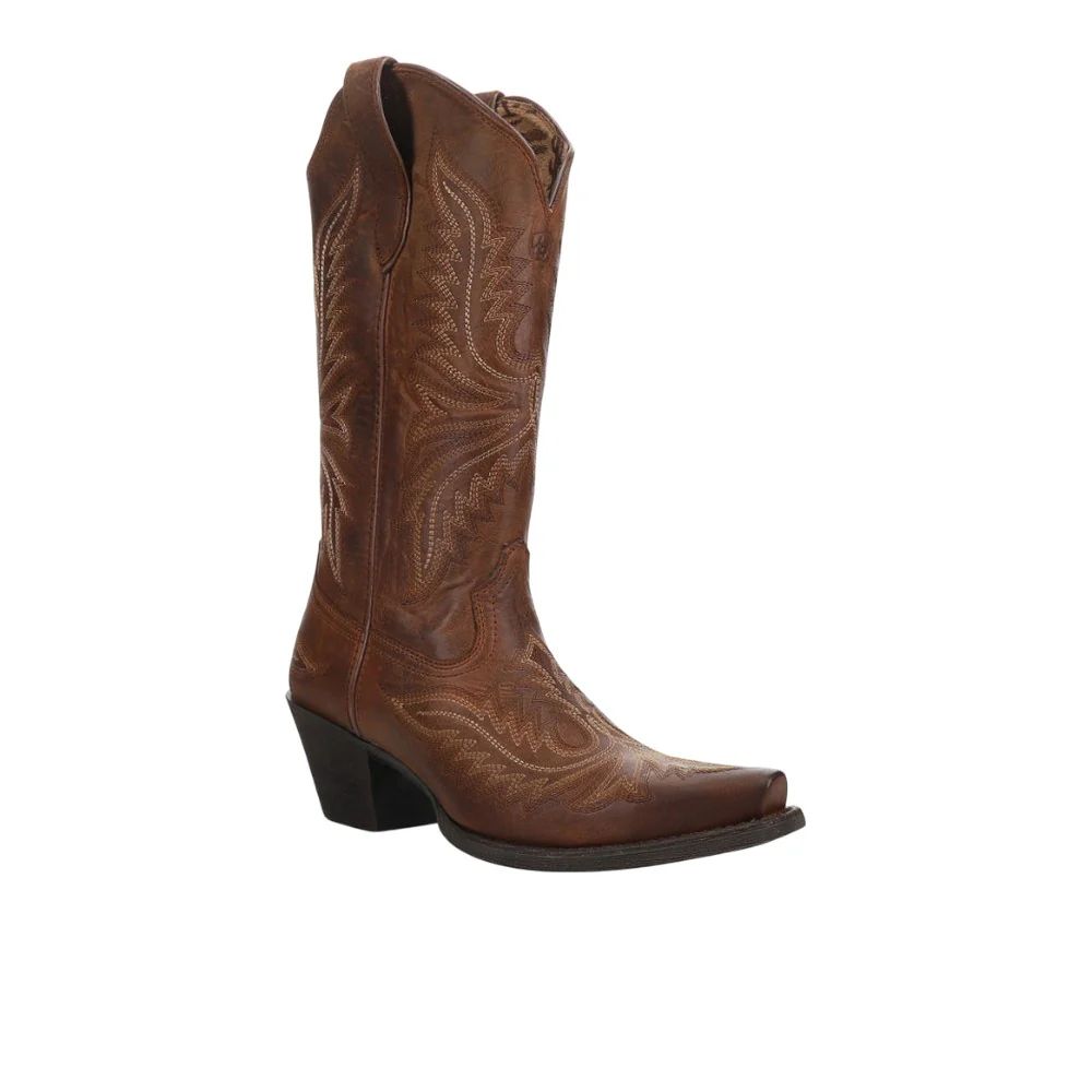 Round Up Collins Embroidery Snip Toe Cowboy Boots - Image 2