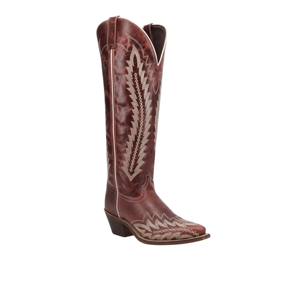 Roxelle Calf Wide Snip Toe Pull On Cowboy Boots - Image 2