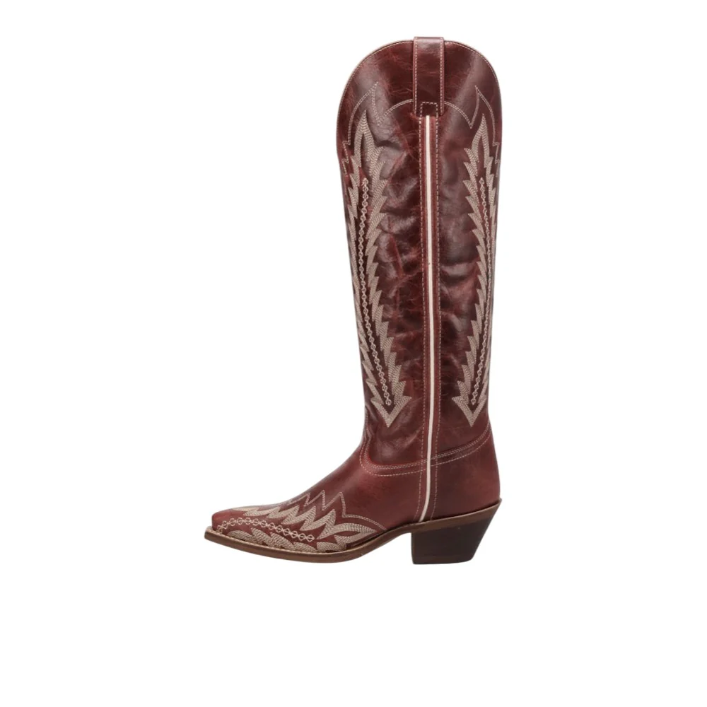 Roxelle Calf Wide Snip Toe Pull On Cowboy Boots - Image 3