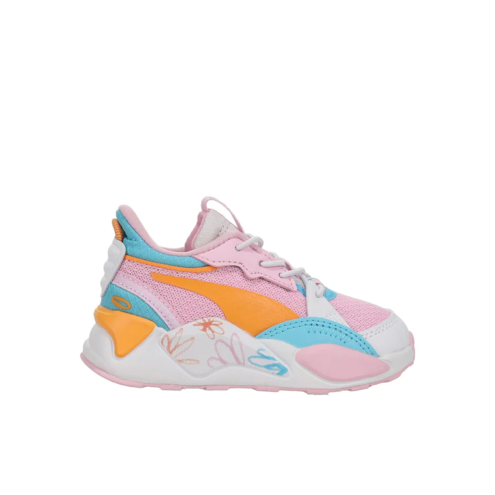 RS-XL Spring Sketchbook Lace Up Sneakers (Toddler)