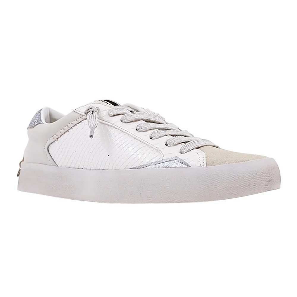 Ruby Snake Glitter Lace Up Sneakers - Image 2