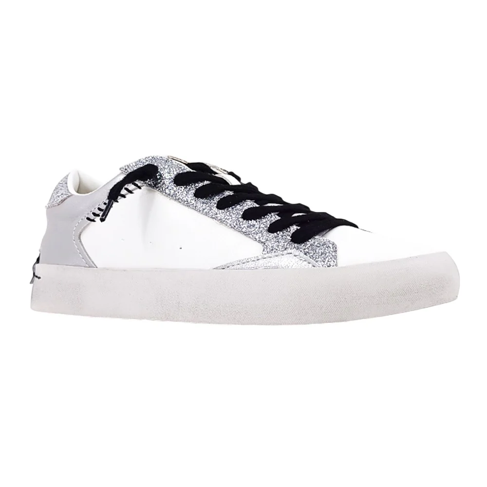 Ruby Metallic Glitter Lace Up Sneakers - Image 2